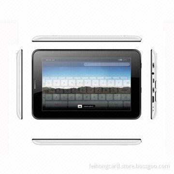 Tablet PCs with Allwinner A13 Cortex A8 1.2GHz, Google's Android 4.0, 512MB DDR, NAND Flash 4/8GB